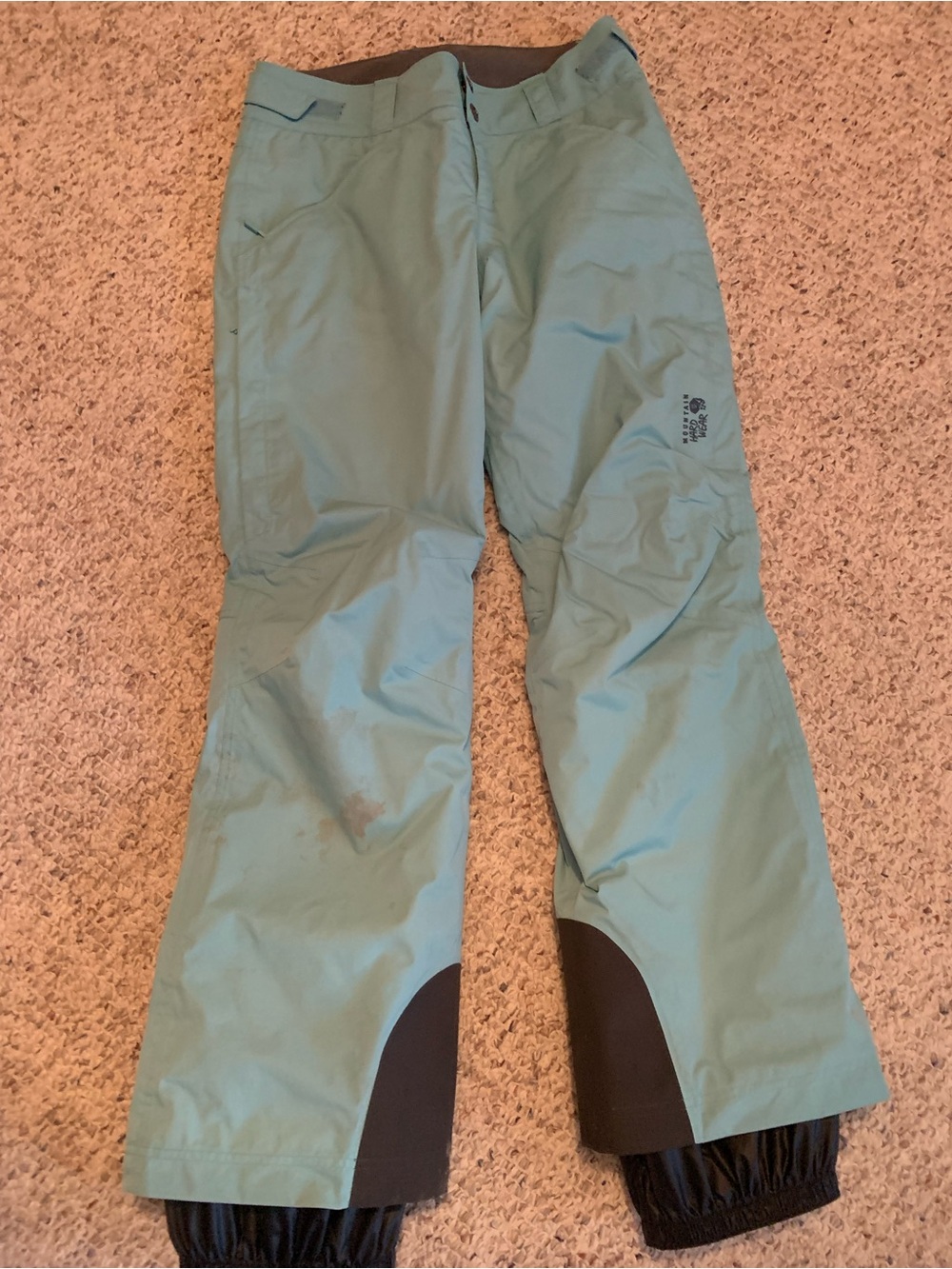 Mountain Hardwear Insulated Teal Snow Pants